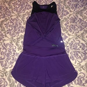 NWOT Purple Tank & Shorts Workout Set, M